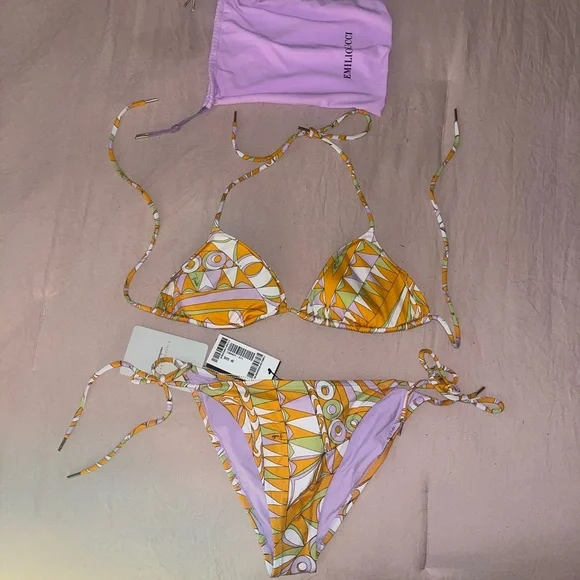 Emilio Pucci bikini never worn tags still attached - Picture 1 of 4